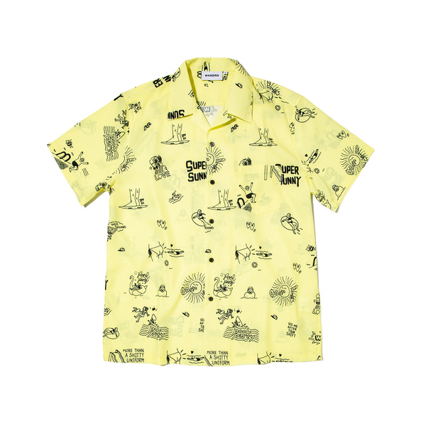 POOL PARTY SHIRTS (L.YELLOW)