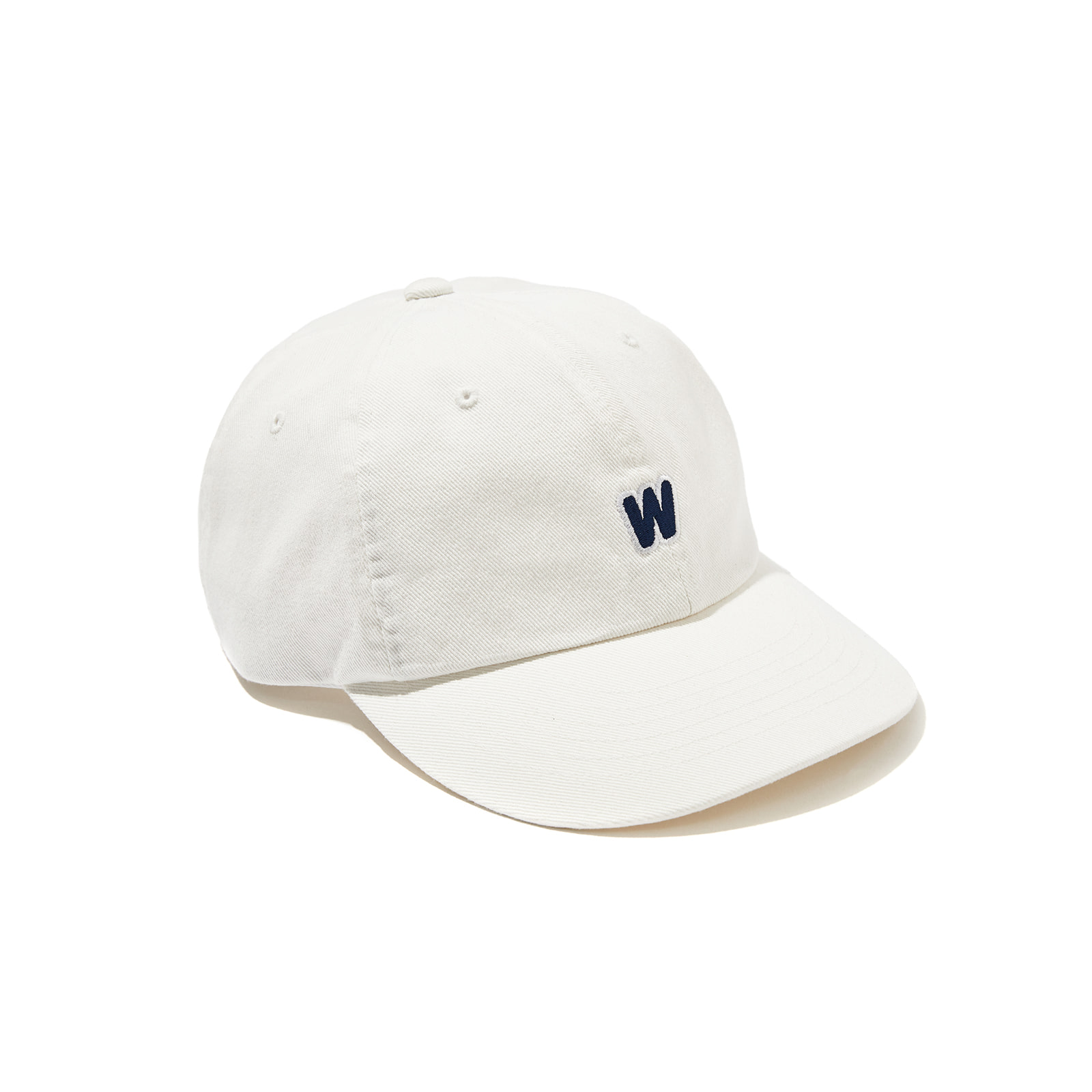 DISTRESSED DENIM CAP (WHITE)