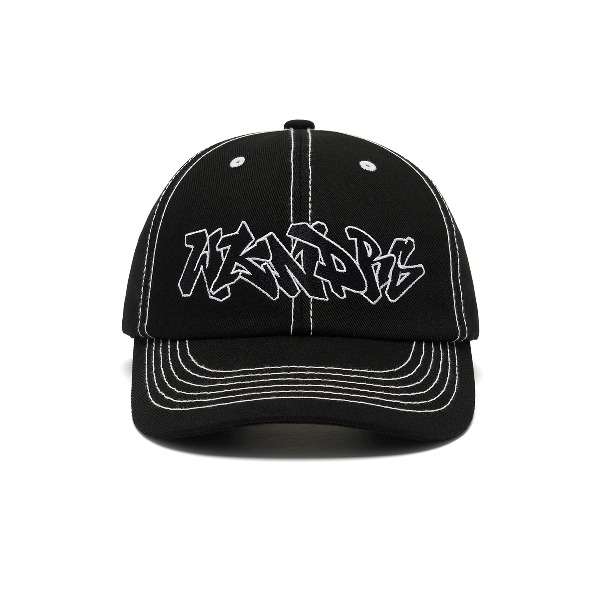 [TIME SALE 1/27 6PM~00AM]GRAFFITI 6P CAP (BLACK)