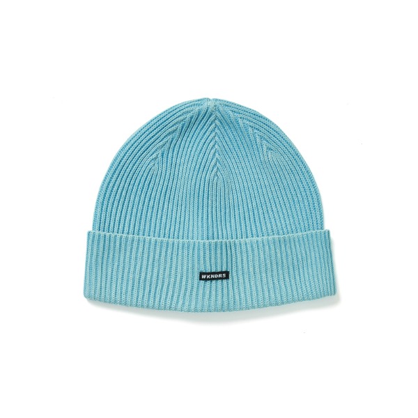PIGMENT DYED BEANIE (S.BLUE)