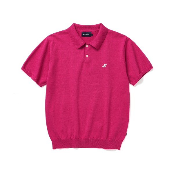 WS KNITTED PIQUE SHIRT (PINK)